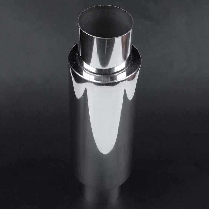 2.5 Inch Inlet Performance Muffler Stainless Steel 11.5 Inch