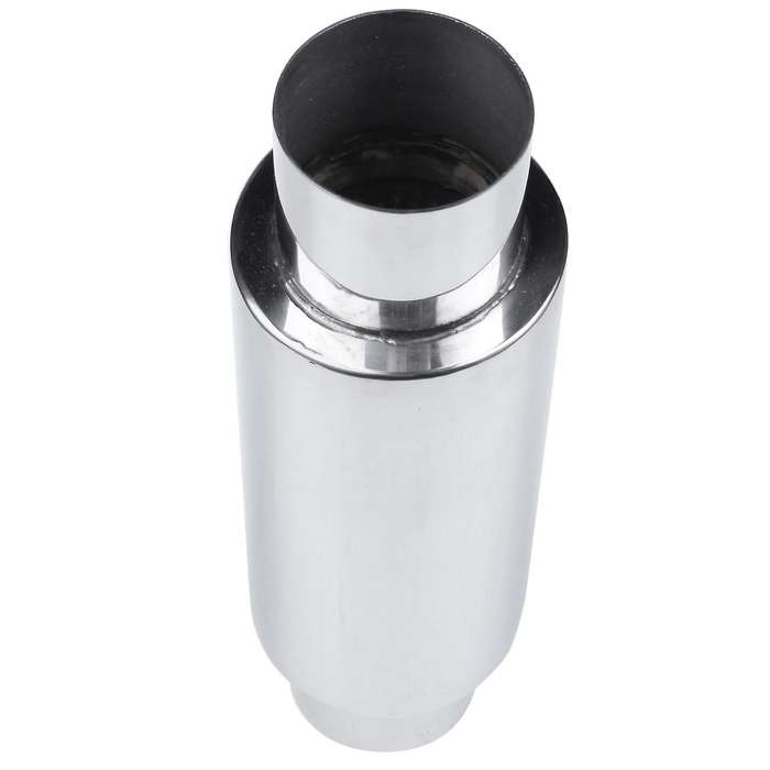 2.5 Inch Inlet Performance Muffler Stainless Steel 11.5 Inch