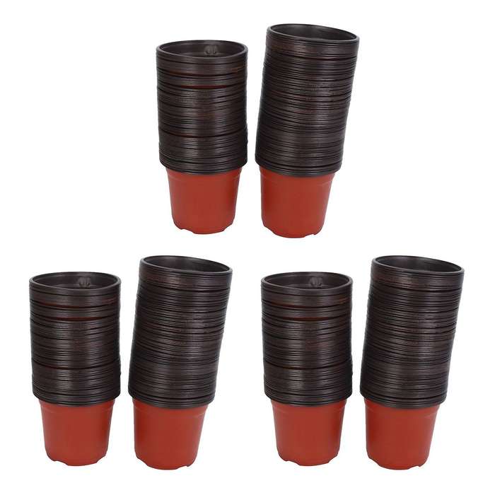 150pcs 4.72 Inch Flower Seedlings Nursery Supplies Planter Pot