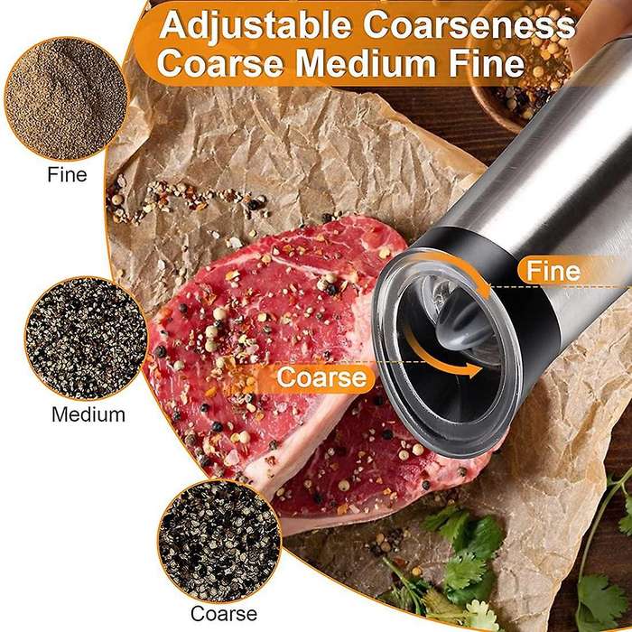 Electric Salt and Pepper Mill Rechargeable Spice Pepper Grinder
