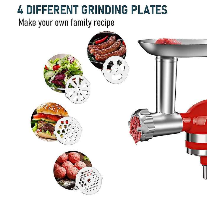 Meat Grinder for Kitchenaid Stand Mixers Sausage Stuffer Accessories