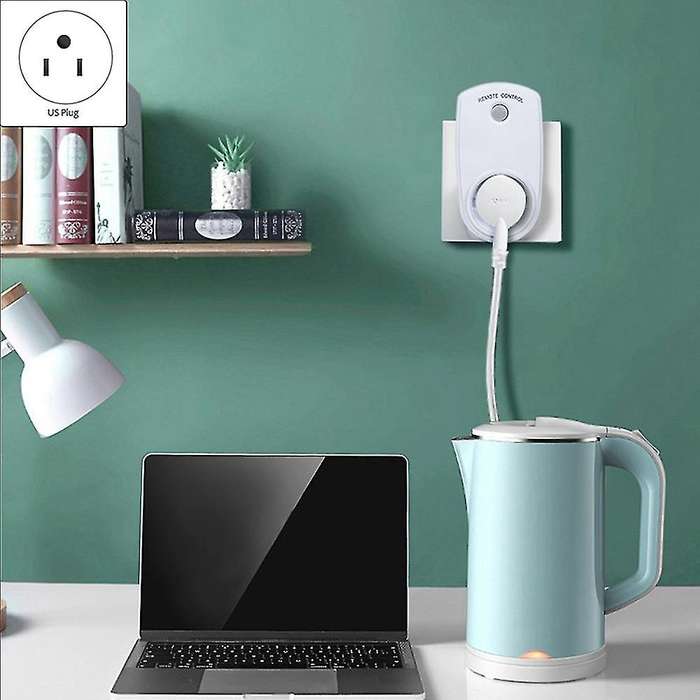 7 Pcs Remote Control Smart Electrical Outlet Switch Set Us Plug