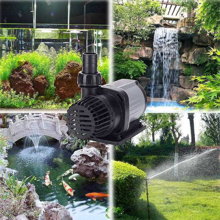 Submersible Pump Frequency Conversion Pump Fish Tank Pump(eu Plug)