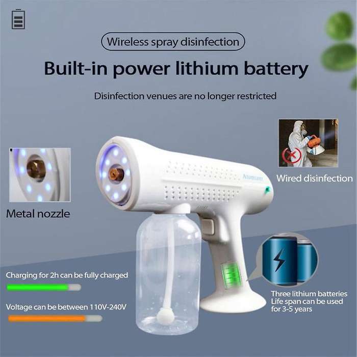 500ml Wireless Usb Charging Dynamic Nano Atomization Steam Sprayer