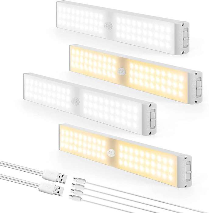 Wardrobe Light-60 Led Somatosensory Bulbs Mode-4 with Usb Data Cable