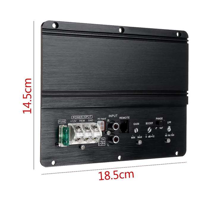 3800w Car Hifi Bass Speaker 2 Channel Amp Sound Speaker Subwoofer