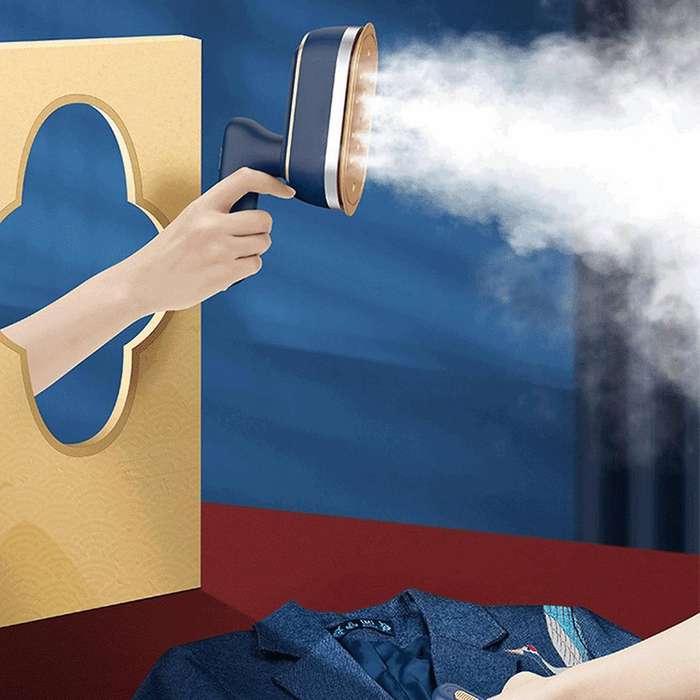 Steam Iron Handheld Wet & Dry Garment Steamer Home Travelling Eu Plug