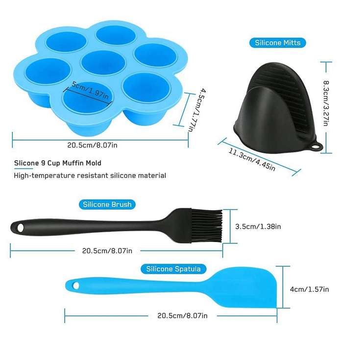 Air Fryer Bake Kit for 6.5qt & 8qt Ninja Foodi Pressure Cooker
