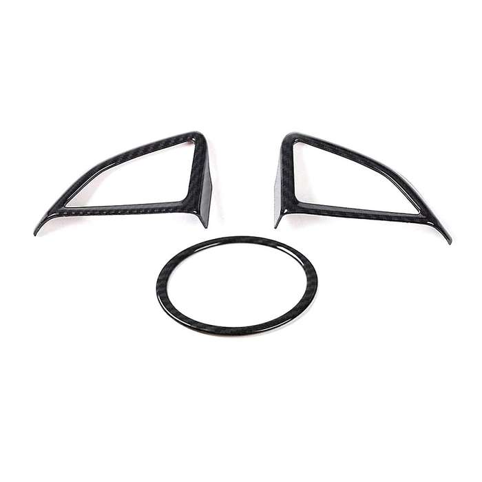 Steering Wheel Trim for Chevrolet Camaro 2017-21,carbon Fiber Pattern