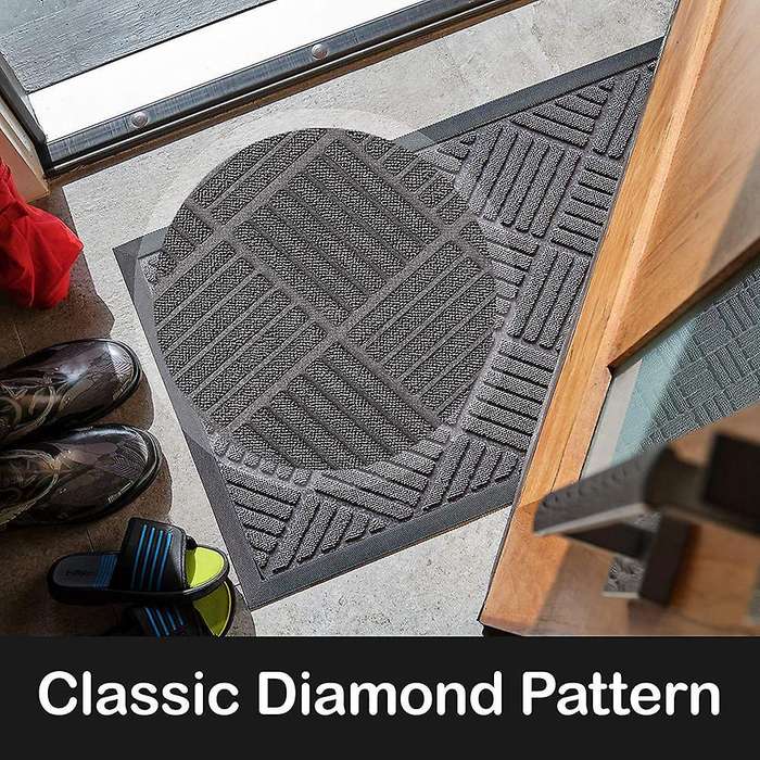 2 Pack Welcome Rug Doormat - Floor, Indoor Outdoor Entrance Mats