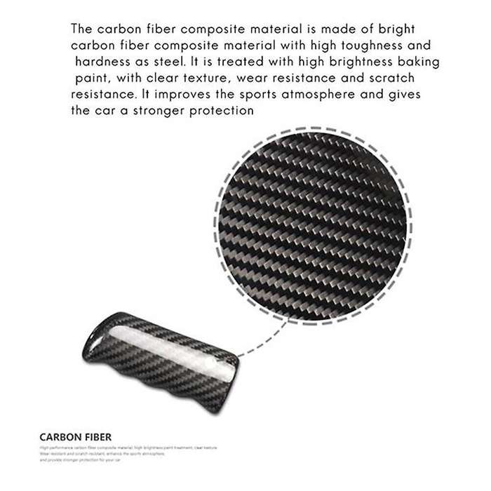 Carbon Fiber Car Handbrake Grips Cover for Mercedes Benz G Class W463