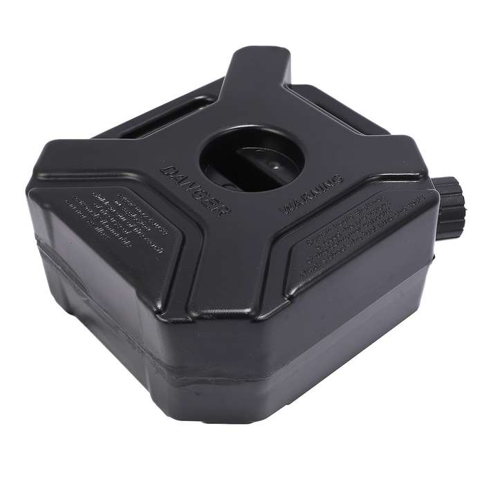 5l Black Fuel Tank Motorcycle Spare Petrol Oil Tank with Lock & Key
