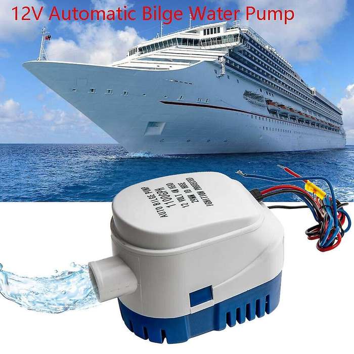 2pcs Submersible Boat Bilge Water Pump 12v Auto with Float Switch