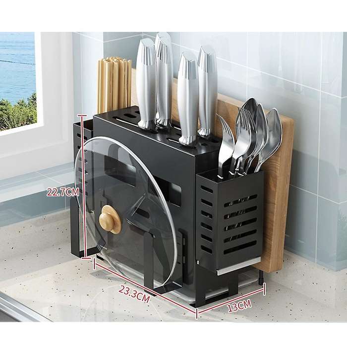 Stainless Steel Holder Cutting Board Spoon Chopsticks Knife Holder