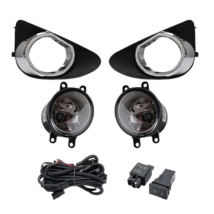Led Fog Light Fog Lamp Cover Assembly for Toyota Yaris 2012-2014
