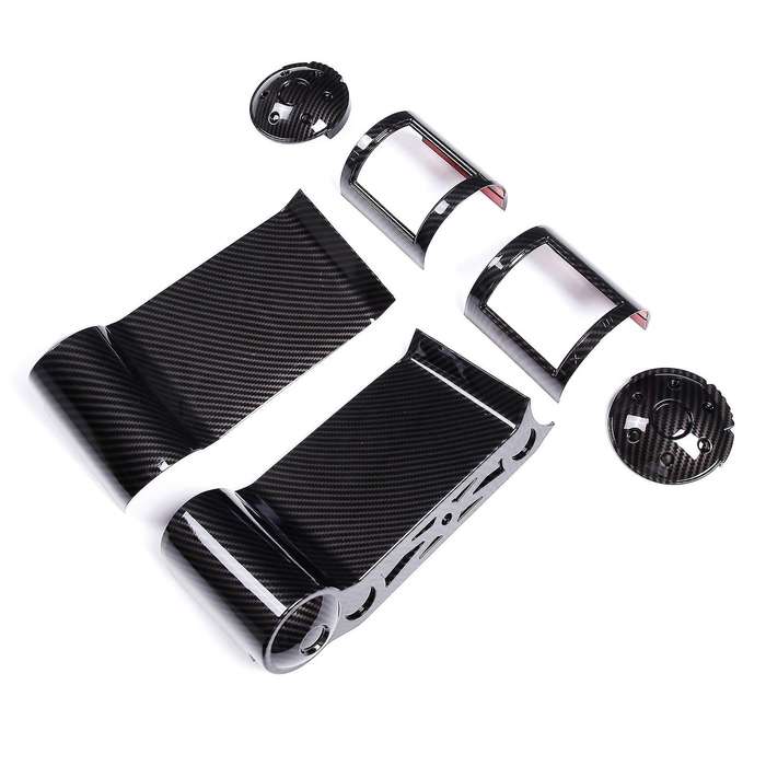 Side Air Outlet Frame Trim For-toyota Fj Cruiser 2007-2021 Black