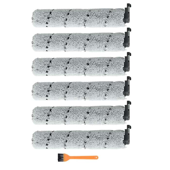 7pcs Main Roller Brush for Deerma Vx100 Cordless Scrubber Sweeping