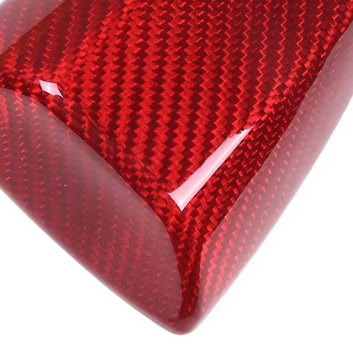 Real Carbon Fiber Car Roof Antenna Cover Red