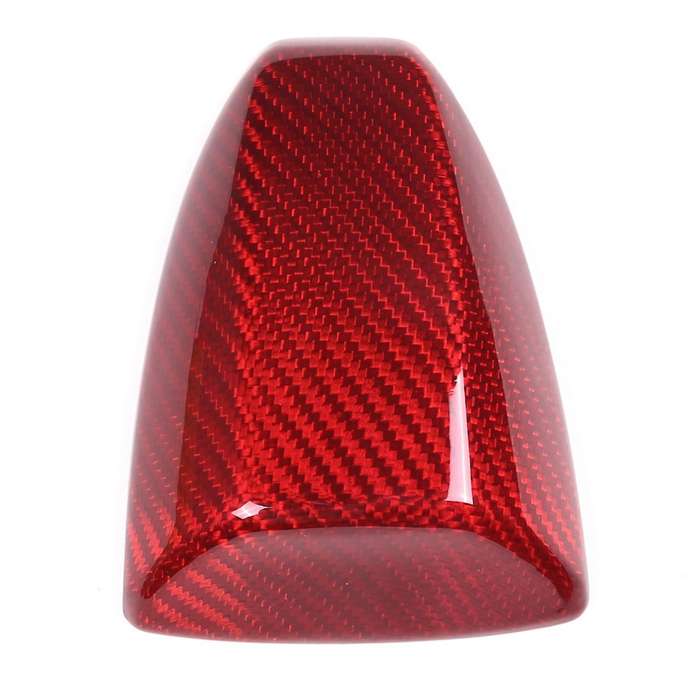 Real Carbon Fiber Car Roof Antenna Cover Red