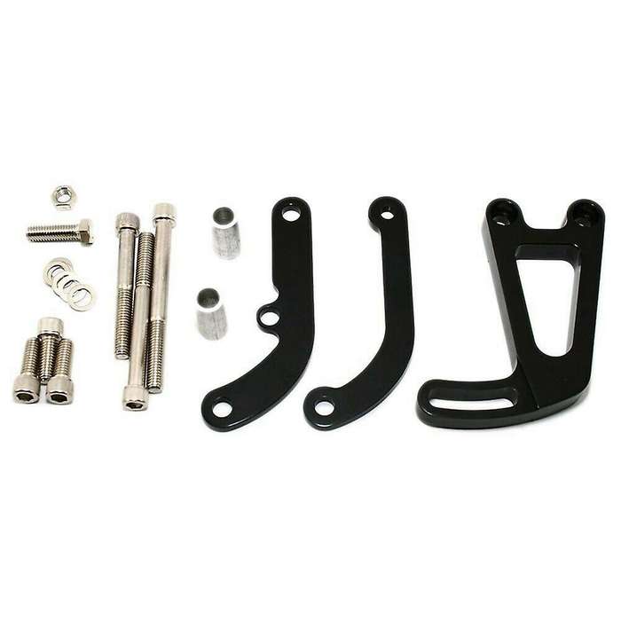 Long Water Pump Aluminum Power Steering Bracket for Chevy Sbc 262-400