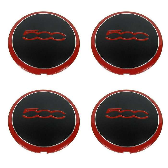 4pcs 133mm Hubcap for Fiat 500 500c 500l Wheel Centre Hub Caps