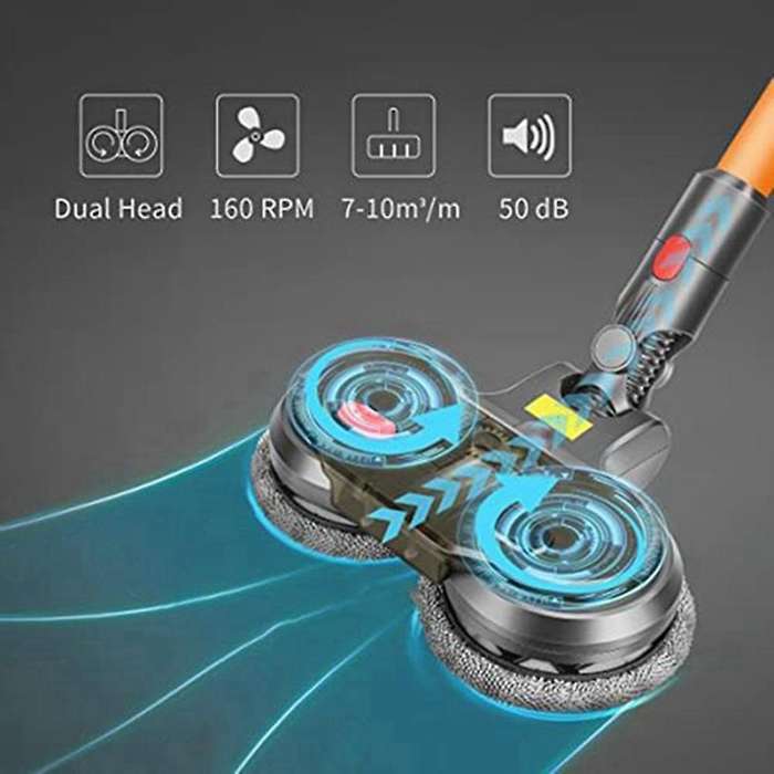 Electric Mop Head for Dyson V15 V11 V10 V8 V7 Vacuum Cleaner