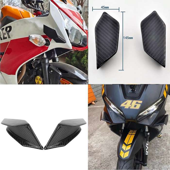 Motorcycle Winglet Aerodynamic Wing Kit Spoiler Cover for Yamaha