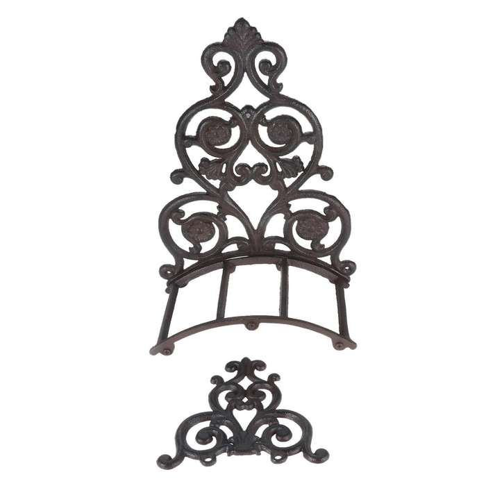 Cast Iron Hose Holder Garden Water Pipe Rack Victorian Vintage Decor