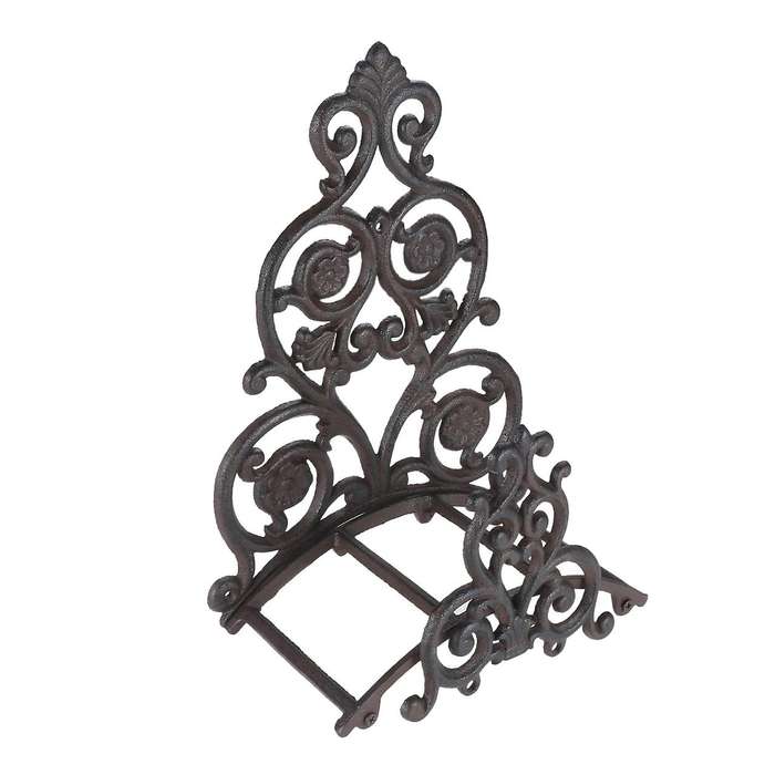 Cast Iron Hose Holder Garden Water Pipe Rack Victorian Vintage Decor