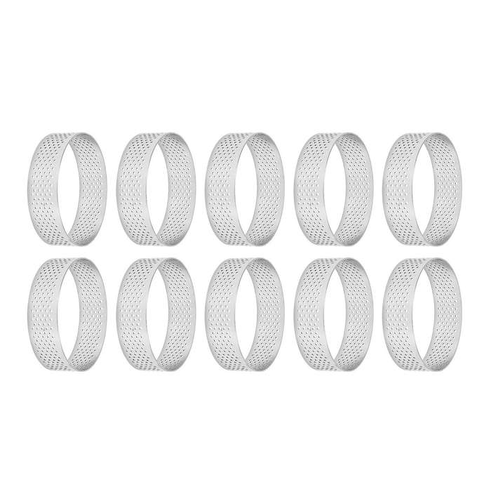 40pcs Fruit Pie Quiches Cake Mousse Mold Kitchen Baking Mould 7cm