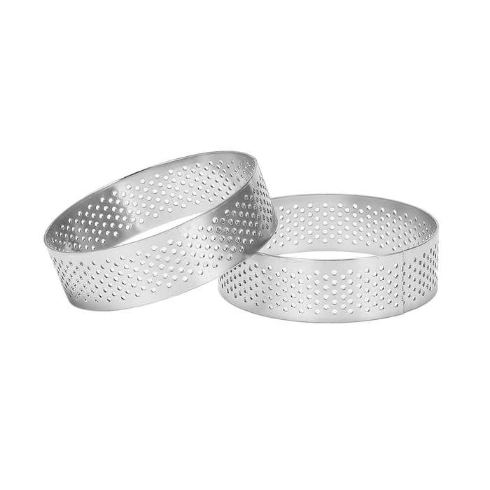 40pcs Fruit Pie Quiches Cake Mousse Mold Kitchen Baking Mould 7cm