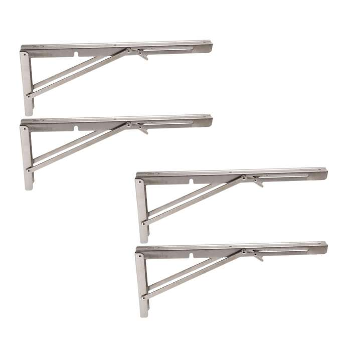Folding Shelf Brackets, for Diy Various Space-saving Work 16 Inch