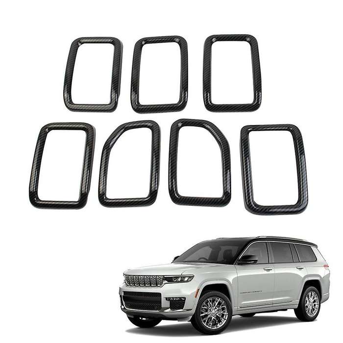 Car Front Grill Mesh Inserts Rings Covers Trim Inserts Kit