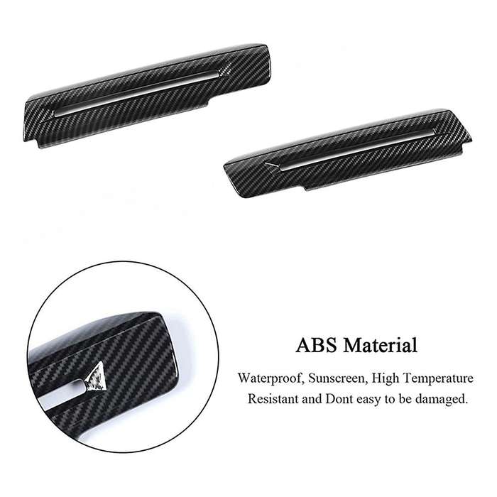 Inner Door Handle Trim Cover Trim for Ford Mustang,abs Carbon Fiber