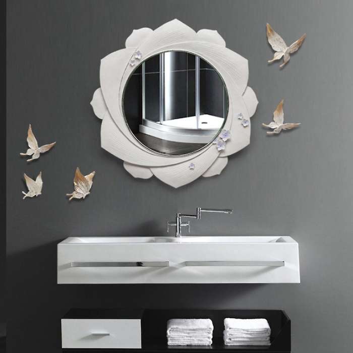 5pcs 3d Stereo Resin Wall Hanging Butterfly Wall Sticker Ornaments