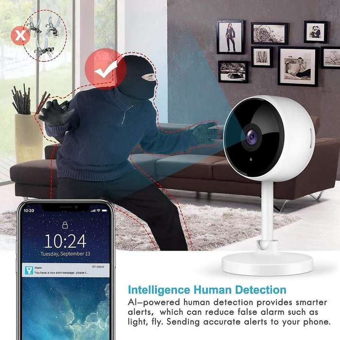 Home Security Camera 1080p Indoor Wifi Surveillance Ip Camera