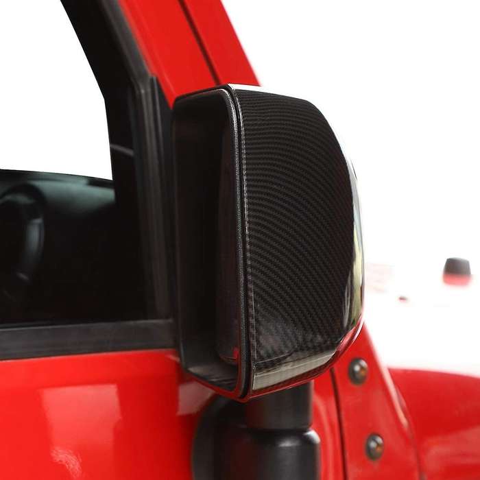 Side Mirrors Cover Abs Rear View Mirrors Trim Interior ,carbon Fiber