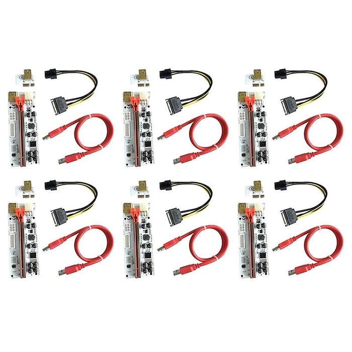 Ver010-x Pci-e 1x to 16x Riser Card Graphics Card Extension Cable A