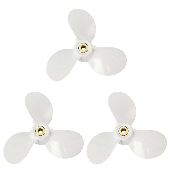 3x Aluminum Alloy Outboard Propeller 7 1/2x8-ba for Yamaha Mariner