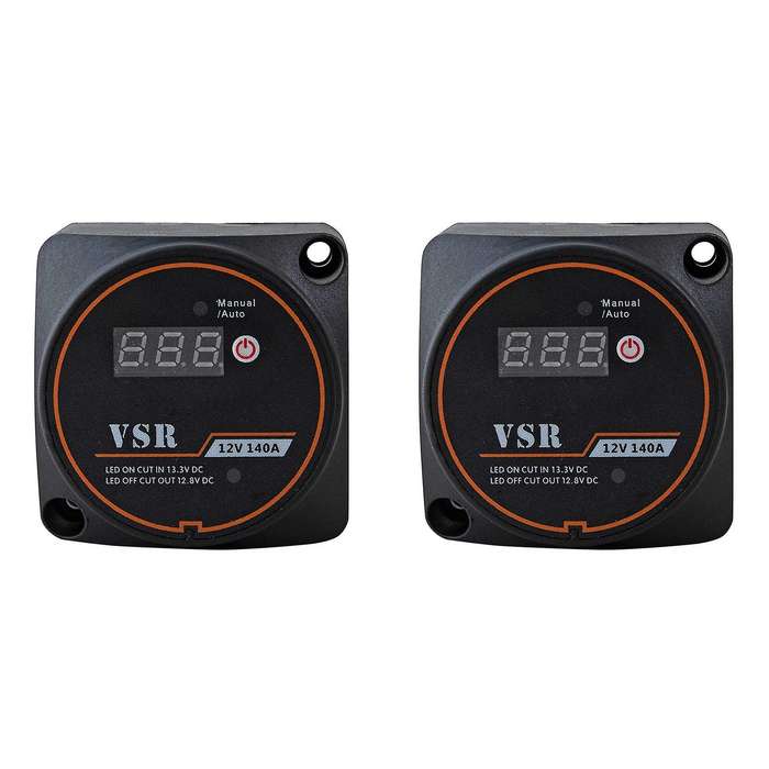 Digital Display 12v 140a Dual Battery Smart Isolator Voltage