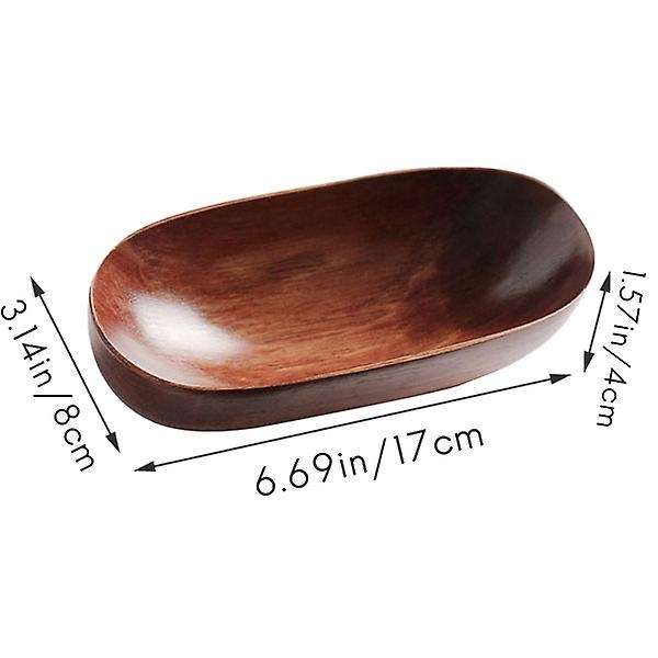 Dried Fruit Dish Solid Wood Tableware Serving Tray Desserts Snack