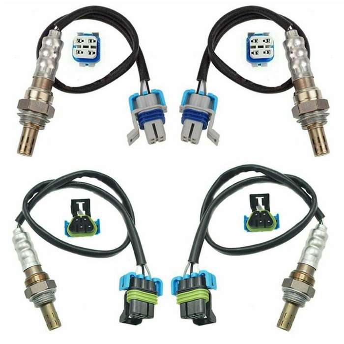 4pcs Oxygen Sensor Upstream Downstream for Cadillac Escalade Chevy