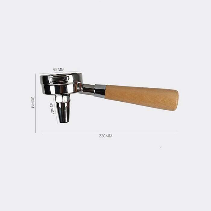Tea Portafilter with Wooden Handle and Suit 58mm Coffee Machine