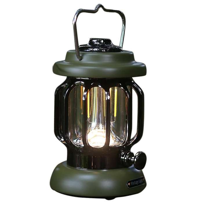 Usb Portable Lighting Horse Lantern Tent Lamp Decoration Green