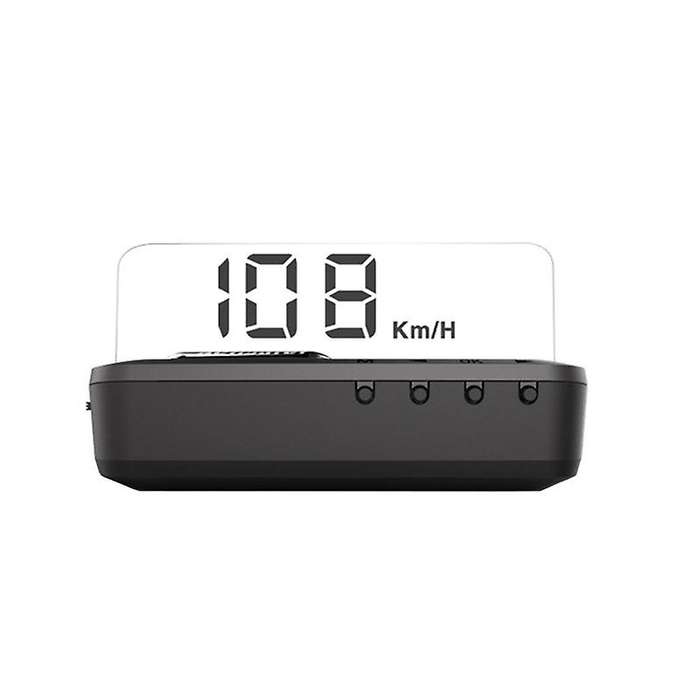 Car HUD Mirror OBDII Gauge Projector Overspeed Alarm Voltage Water Temperature Monitor Speedometer