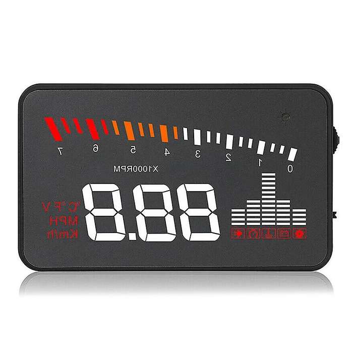Car HUD Projector Head Up Display OBD2 EUOBD Speedometer over Speed Alarm X5 Car Monitor
