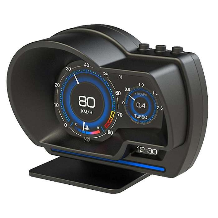 Car Hud Head Up Display Obd2 + Gps Dual Hd System Speedometer Digital Projection