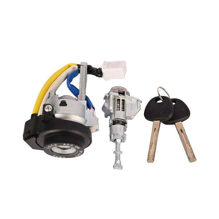 Car Ignition and Door Lock Cylinder Switch With/2 Key for 2011-2015
