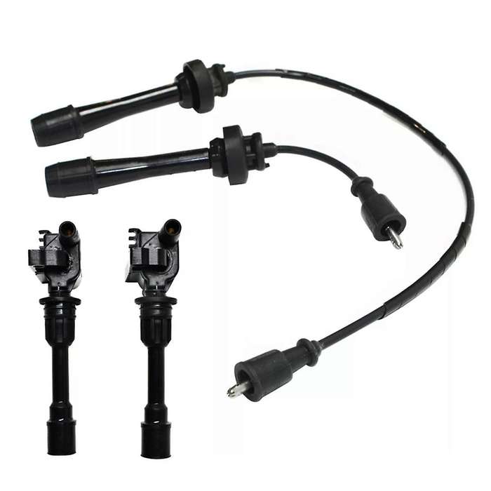 Car Ignition Coil & Spark Plug Wire Kit for MP3 Protege5 UF407, 1756199