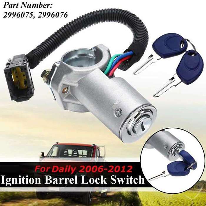 Car Ignition Lock Barrel Type Ignition Switch Door Lock for DAILY 2006-2012 2996075 29960764